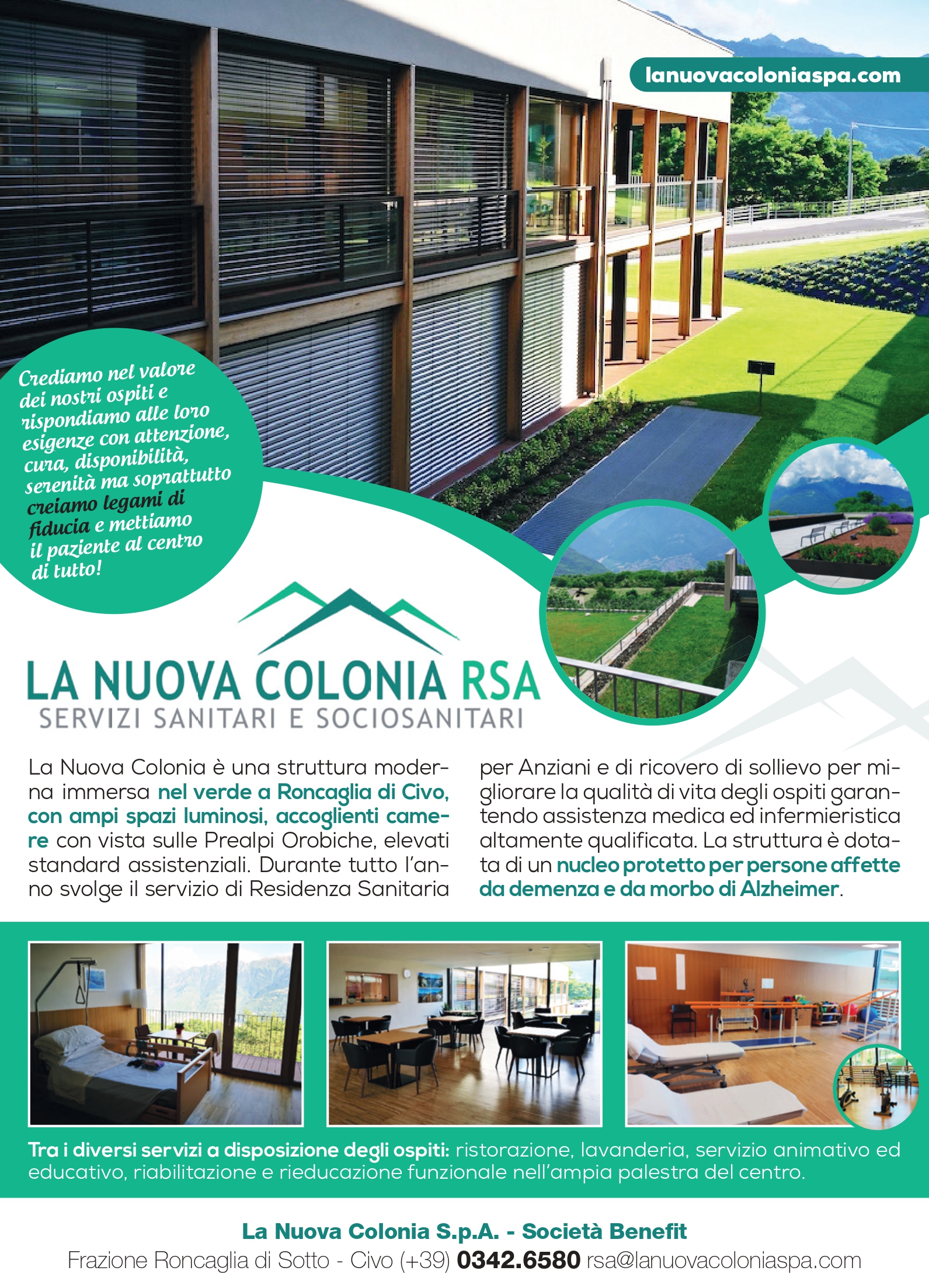 Presentazione RSA La Nuova Colonia