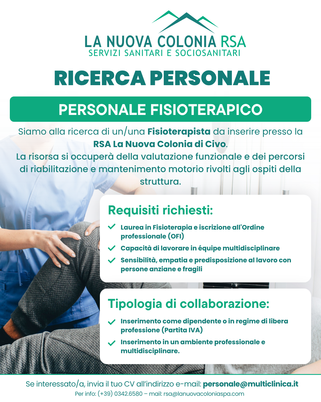 Ricerca Fisioterapista per RSA